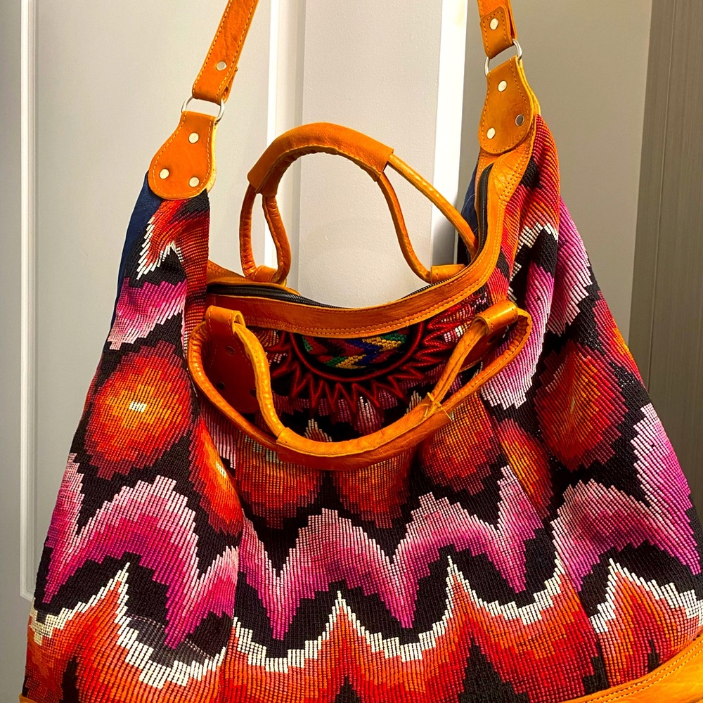 NWOT One of a Kind, Handmade Hiptipico Weekender Bag 😍😍😍